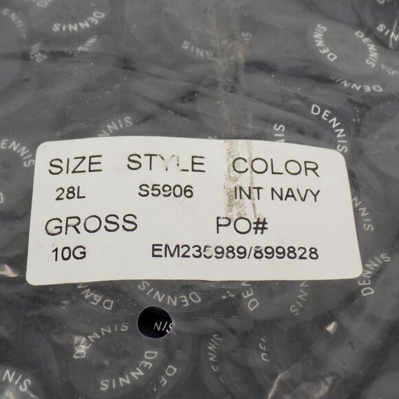 Navy Blue 4 hole 28L Button 11/16" 17.8mm 10 Gross 1440 buttons Flat Opaque LOGO - Picture 2 of 4